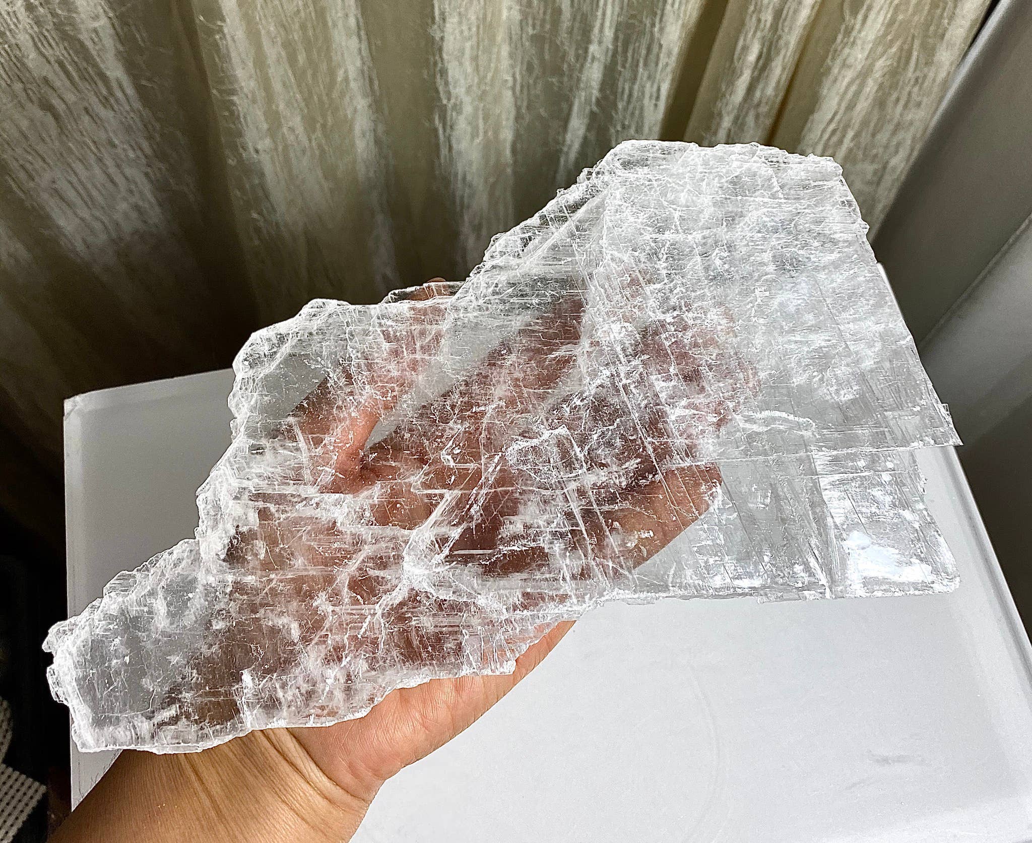 KayleeNYC - Wholesale Spiritual Stone/Crystal - 5 Lbs Natural Selenite Crystal Raw Nice Quality Healing5
