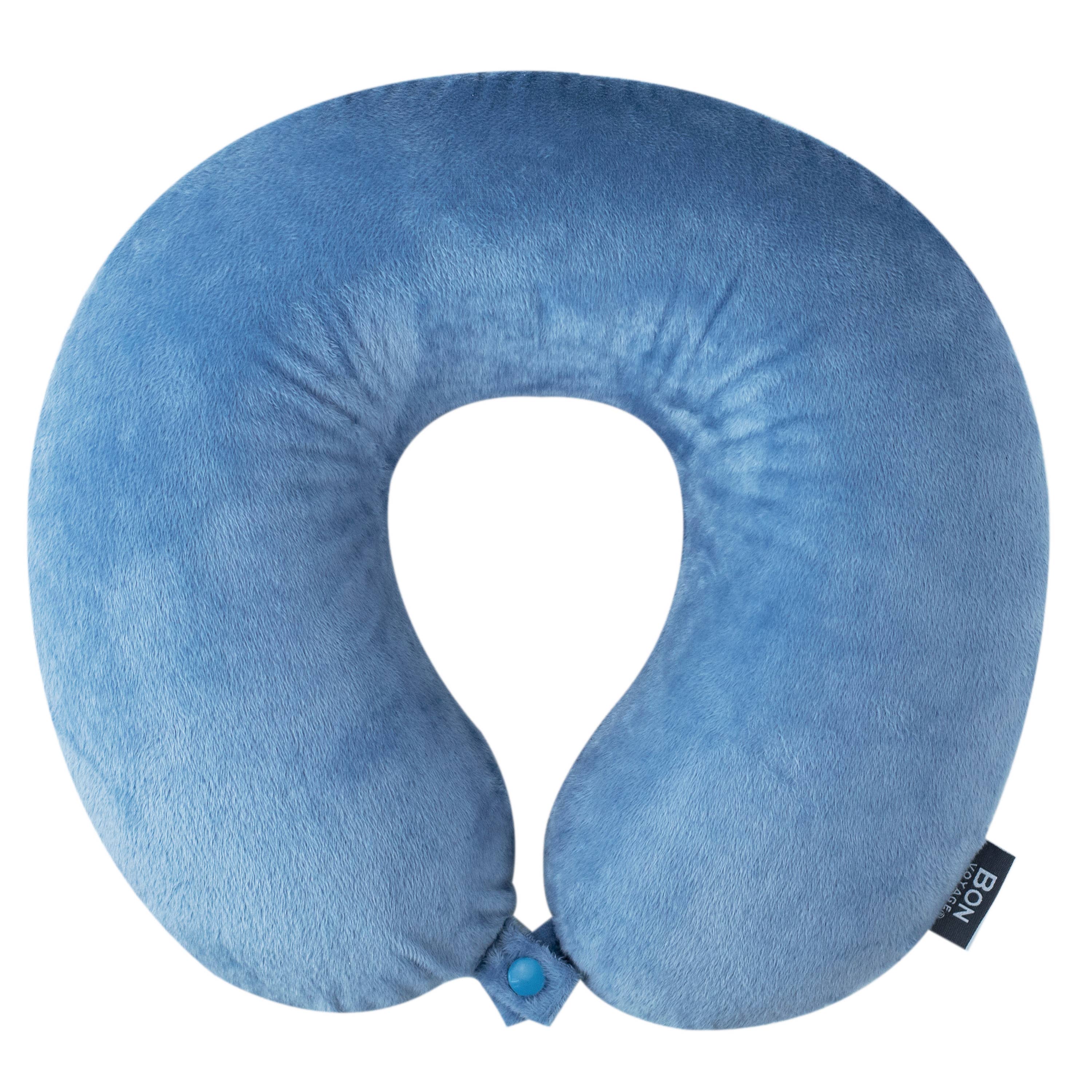 Sutton Home Fashions LLC - Wholesale Travel Pillow - Bon Voyage Classic Memory Foam Travel Neck Pillow Black4