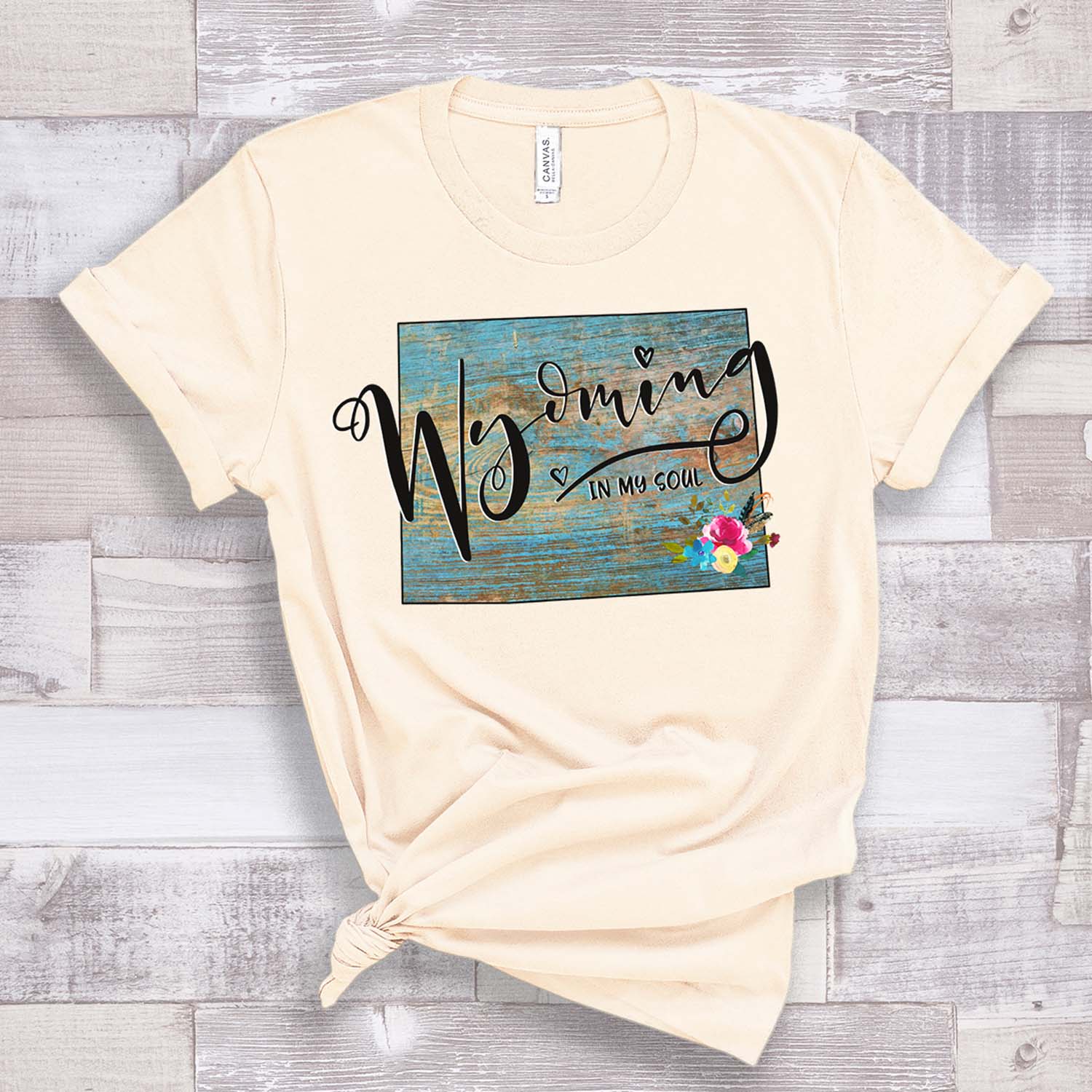This Joyful Home - Wholesale T-Shirt (Graphic) - Women's - Wyoming in my Soul T-Shirt4