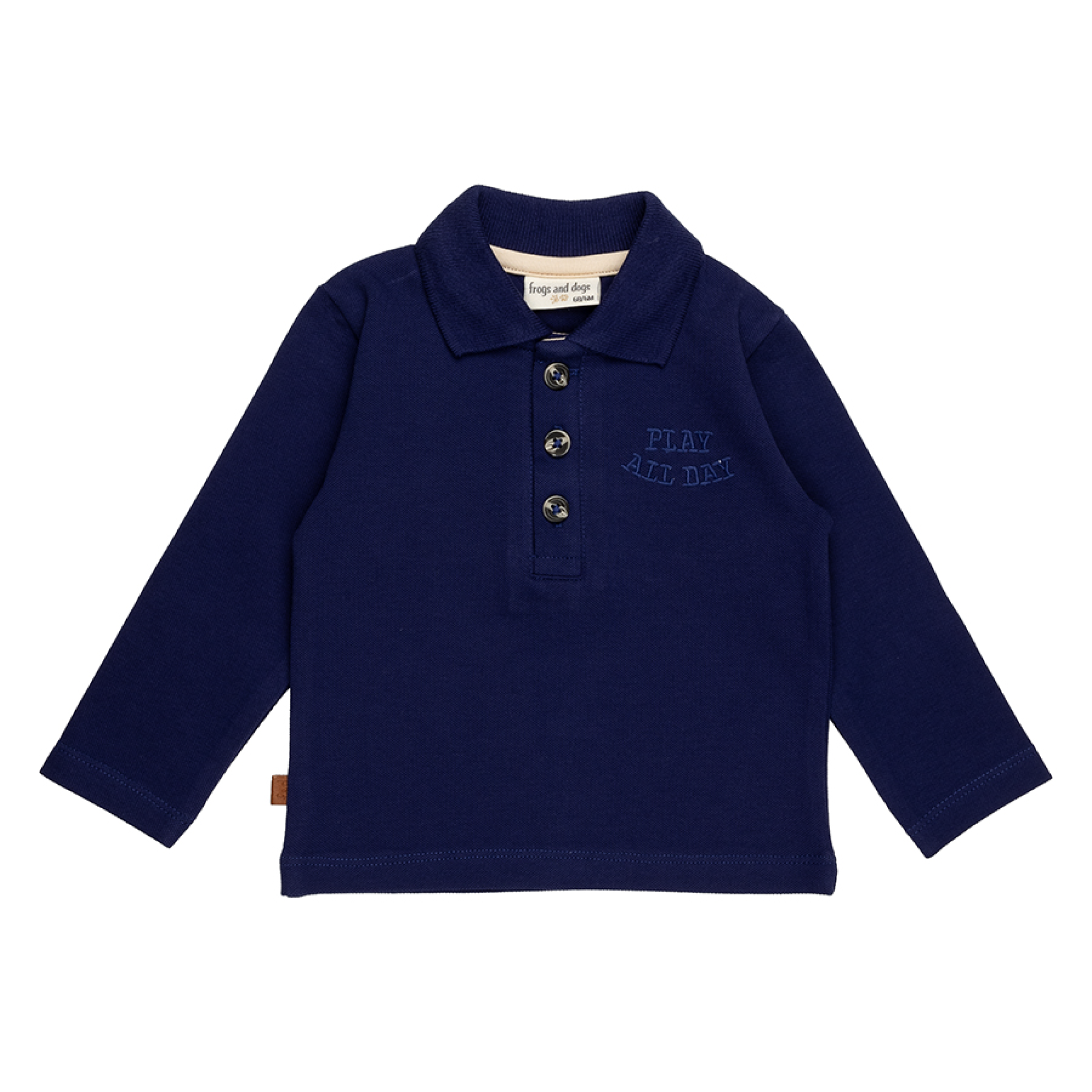 Play All Day Baby Polo | Patriot Blue for wholesale on Faire0