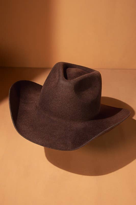 Urbanista - Wholesale Fedora - Women's - 100% Australian Wool Hard Brim Cowboy Hat-Blank 6