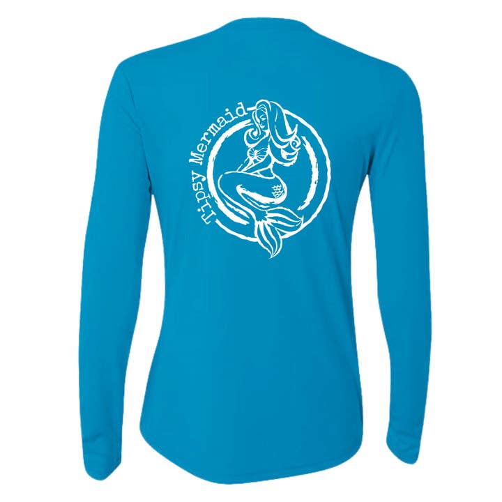 Camisa solar Tipsy Mermaid® UPF Aquaholic para venta al por mayor de Tipsy Mermaid®