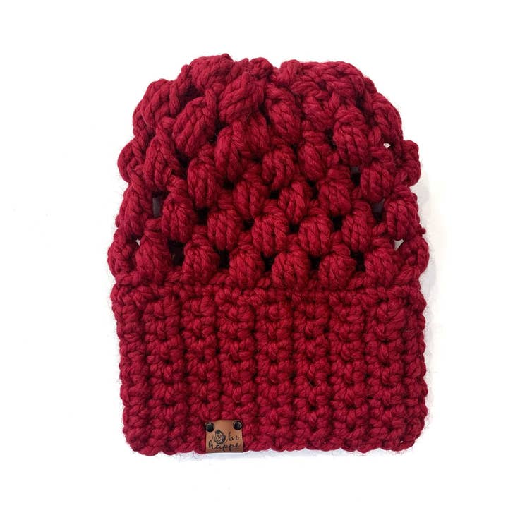b.e.happe – wholesale Beanie – Women's – Adult Red Slouch Hat | Winter Beanie | Womens Slouchy Toque