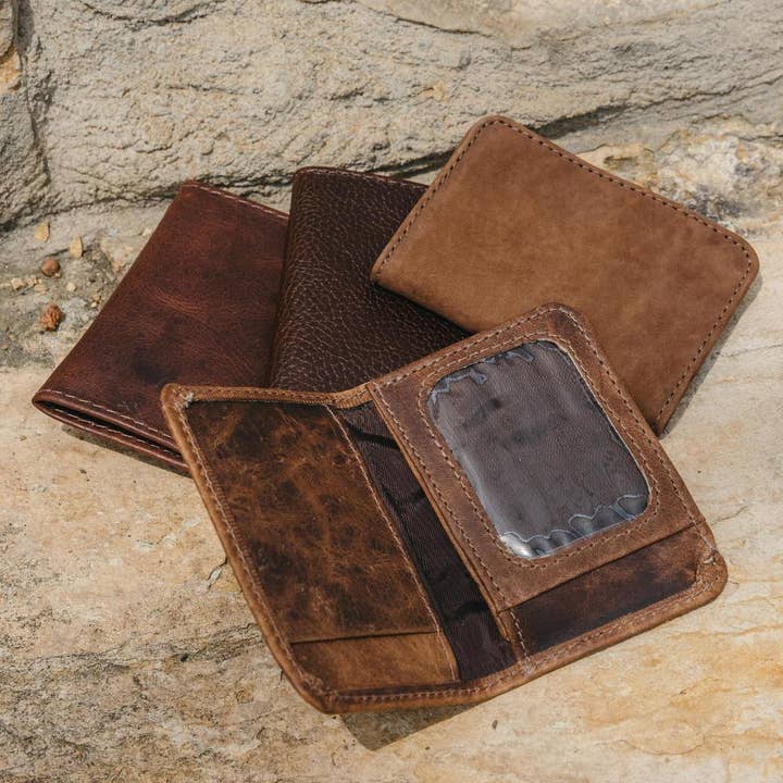 Atitlan Leather - Wholesale Wallet - Men's - Mens Leather Wallet with Coin Pocket and ID Window1