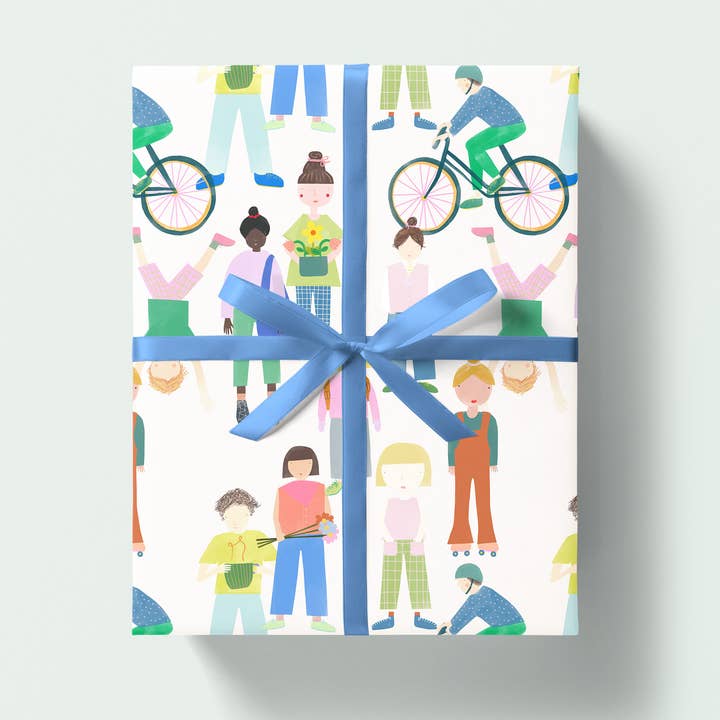 NEW: People Gift Wrap for wholesale by Plewsy