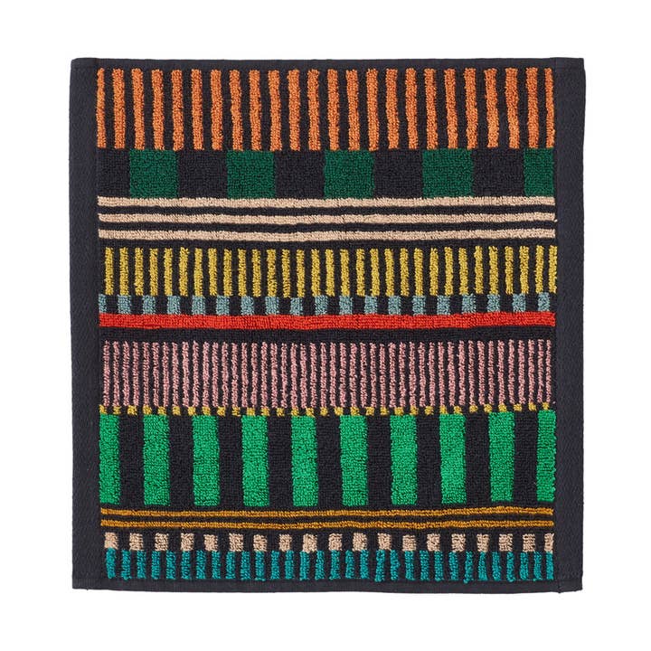 Multi Stripe Face Cloth for wholesale by Donna Wilson