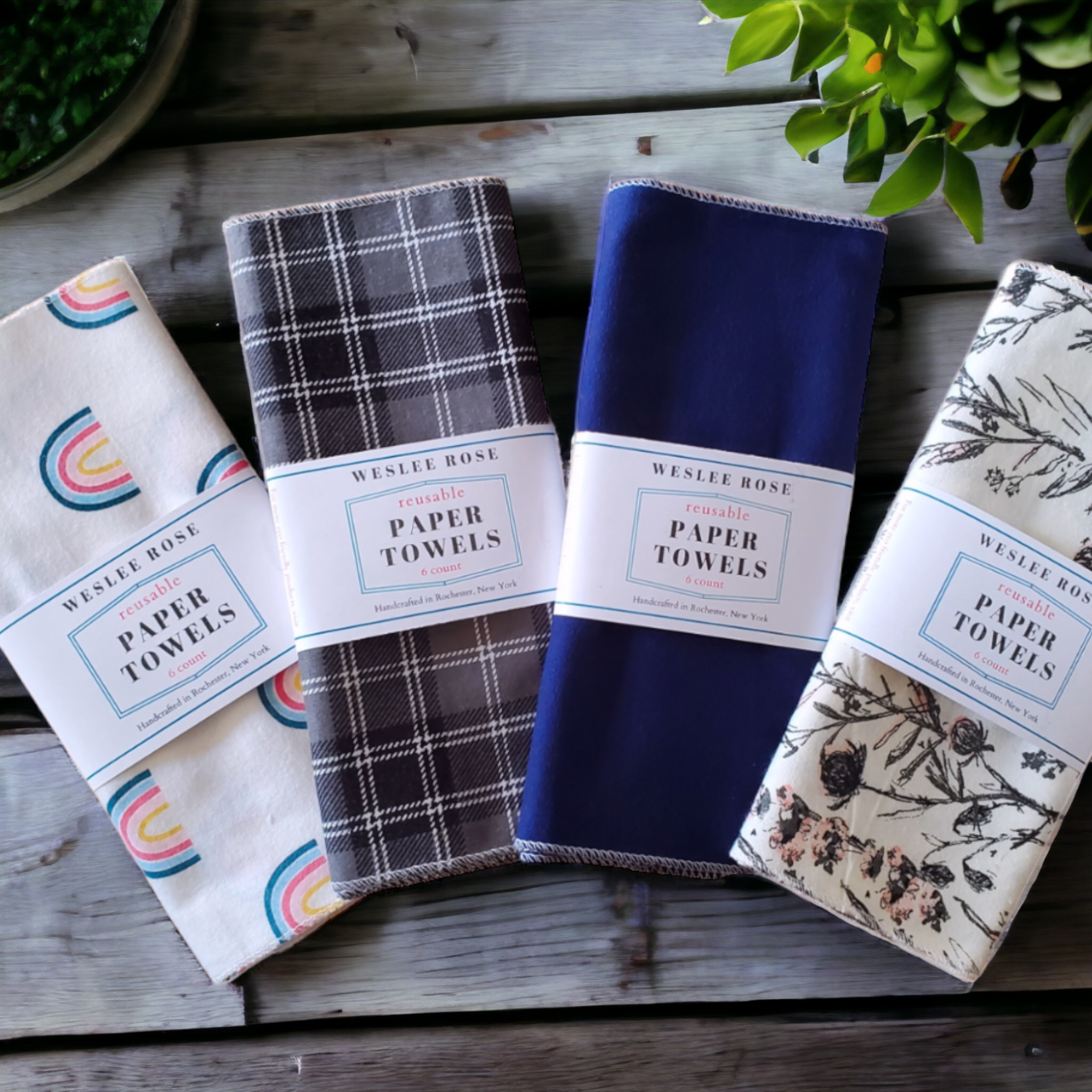 Weslee Rose - Wholesale Paper Towels - Reusable Paper Towels, Case of 367