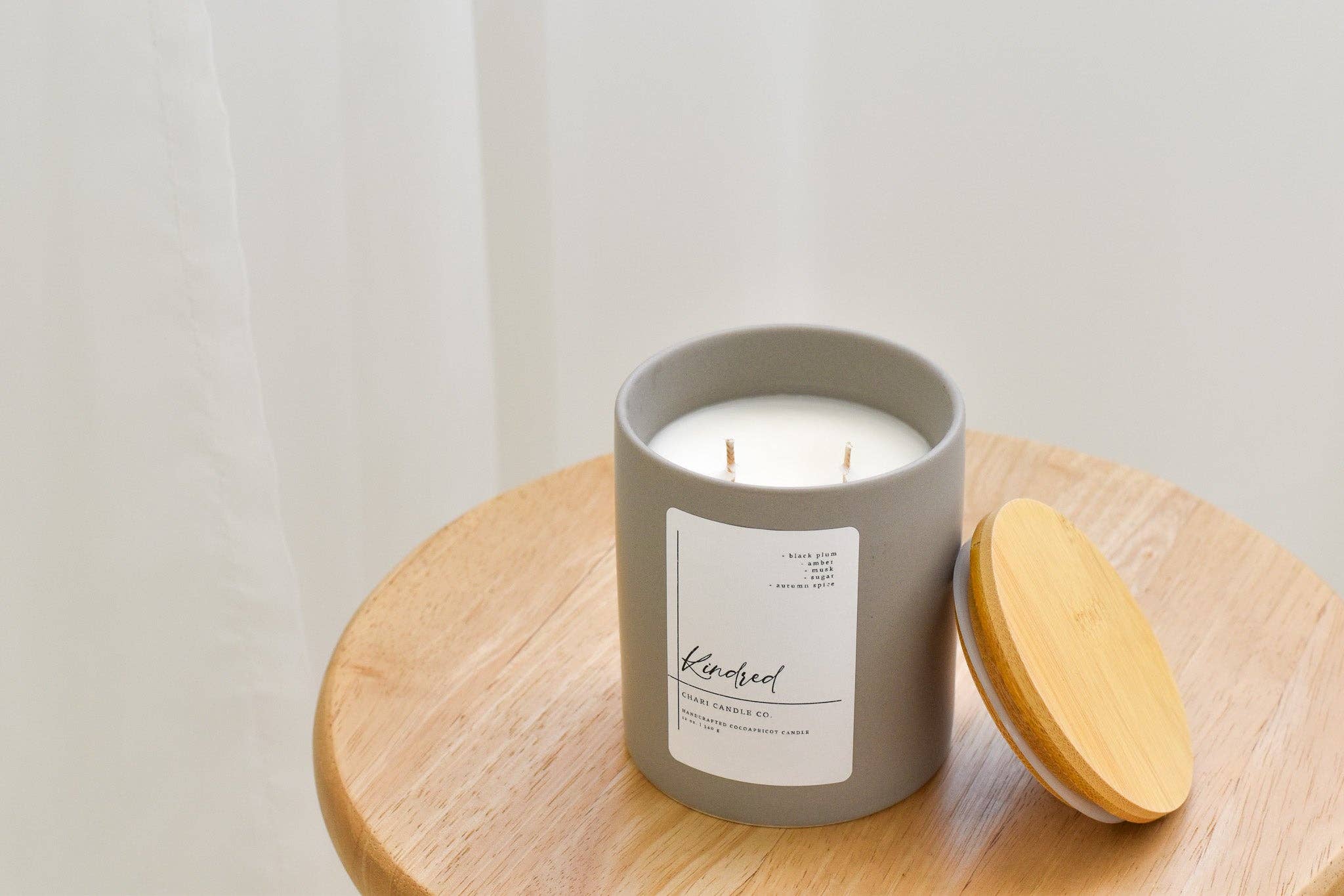 Chari Candle Co. - Wholesale Jar/Filled Candle - Kindred3