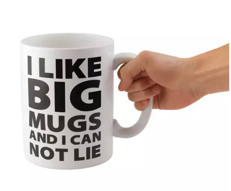 Sok-it by H2 LLC – wholesale Coffee mug – I LIKE BIG MUGS AND I CANNOT LIE