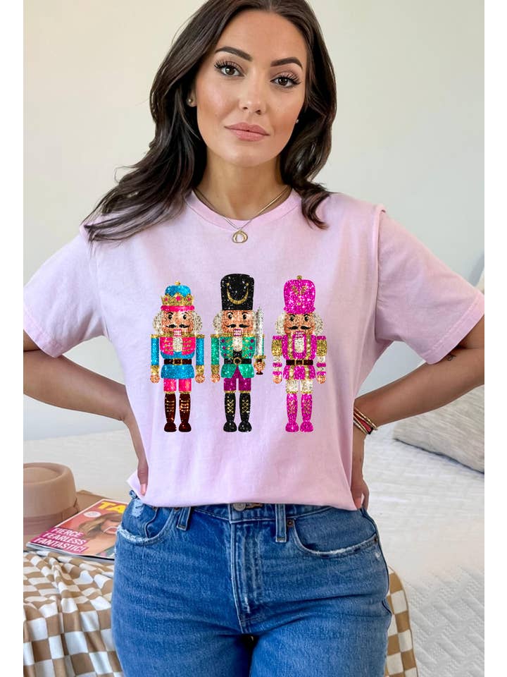 Spirit+Tribe - Venta al por mayor Sudadera estampada - Mujer - CASCANUECES PREPPY CON LENTEJUELAS DE IMITACIÓN2