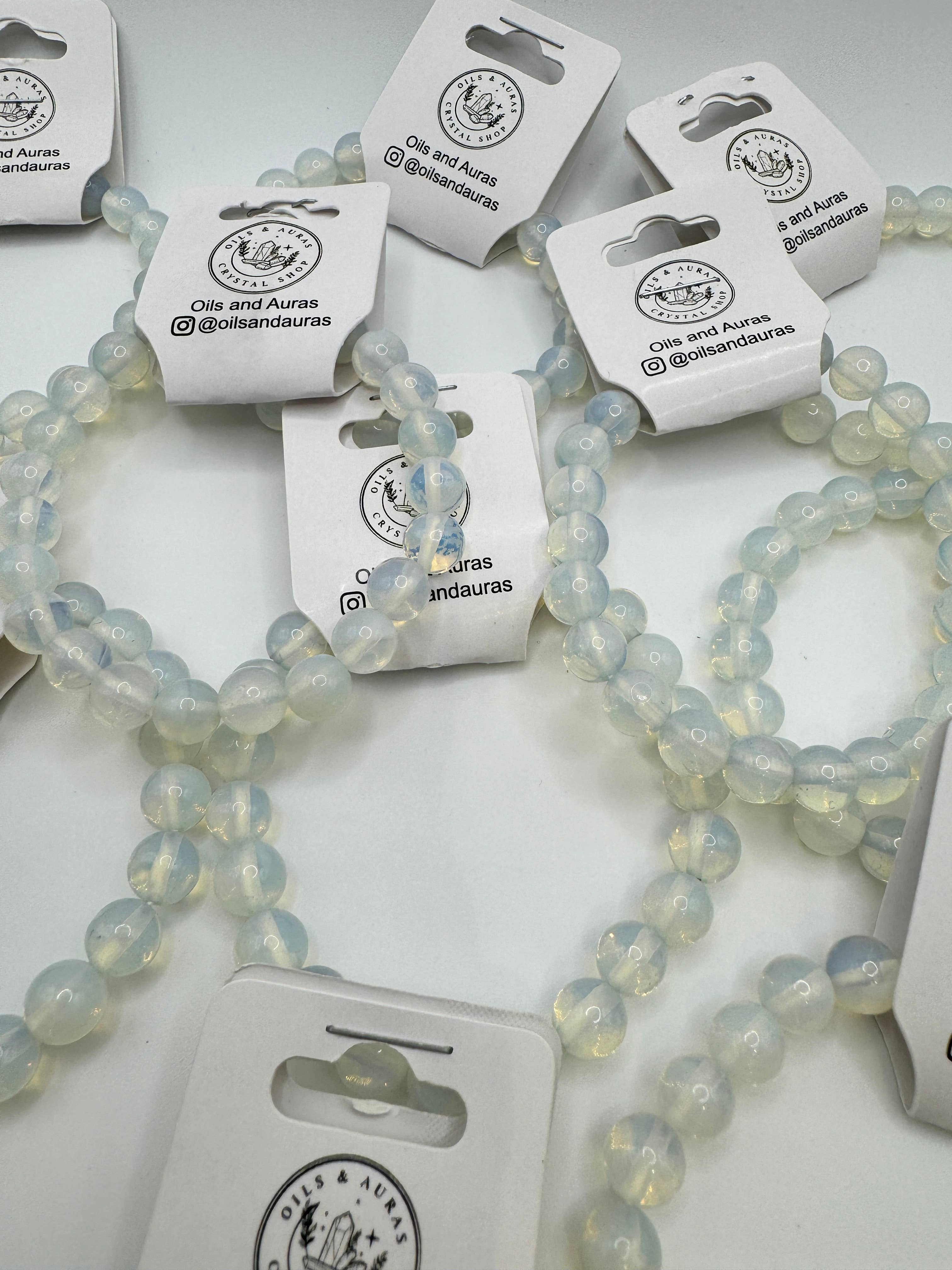 Oils and Auras - Wholesale Beaded Bracelet - Opalite Crystal Bracelet1