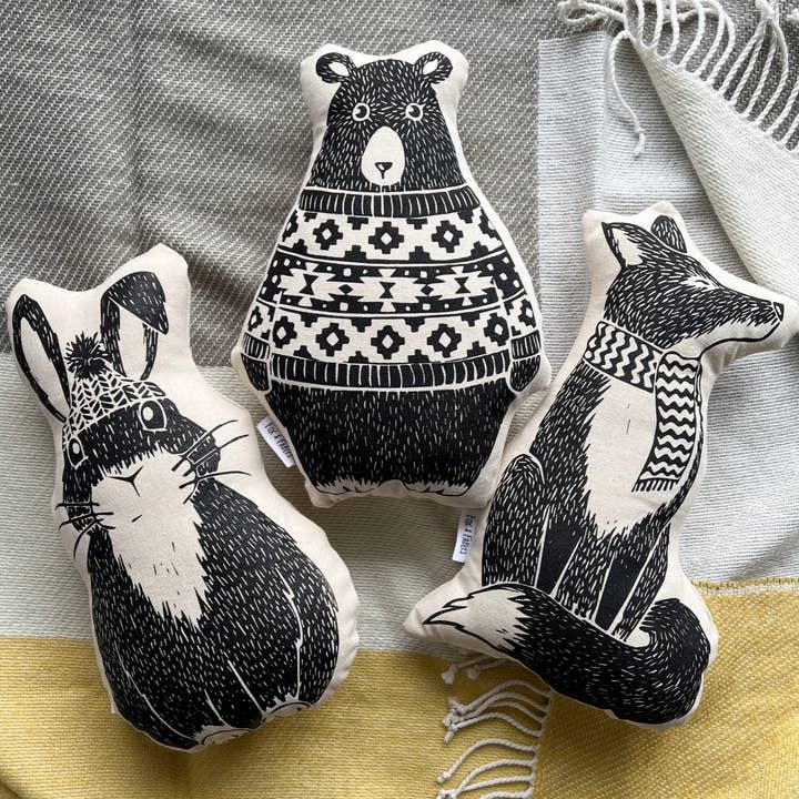 Woodland Forest Animal Printed Shaped Pillows and other Purchase Wholesale duluth. Free Returns & Net 60 Terms on Faire trending on Faire.