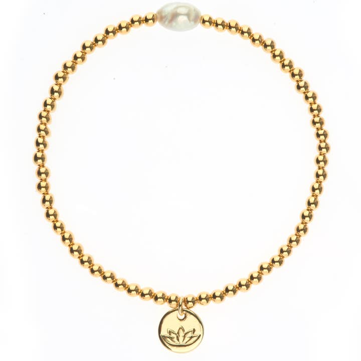 LUV & BART - Wholesale Charm/Dangle Bracelet - Tiffany Bracelet - Gold