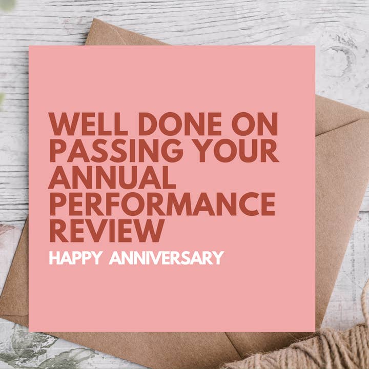 Highgrove Cards - Vente Cartes d'anniversaire - Réussite de votre carte d'anniversaire d'évaluation annuelle des performances