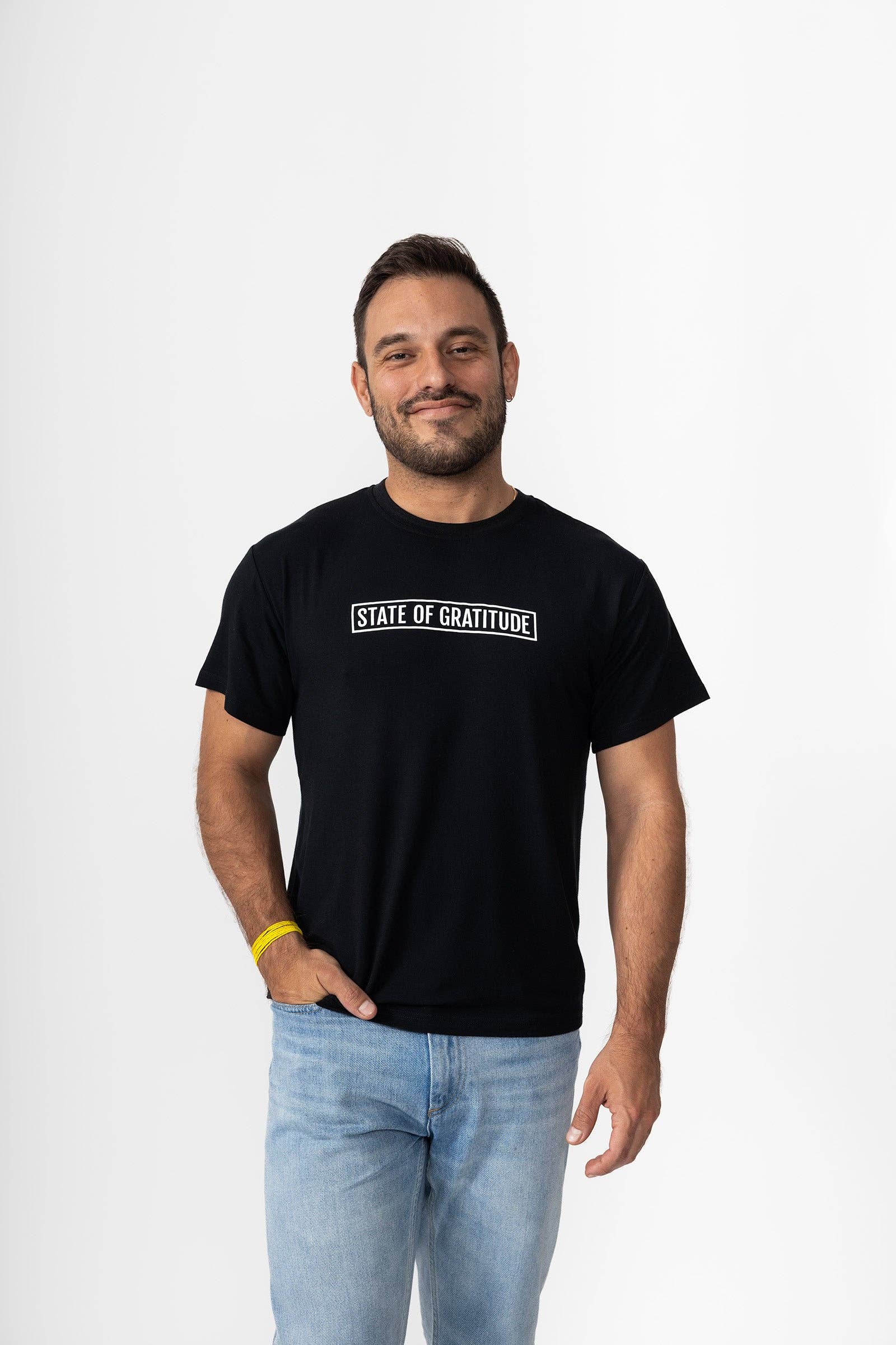 State of Gratitude – wholesale Screen printed t-shirt – Men′s – The Bamboo Tee (Washed/Dyed)19