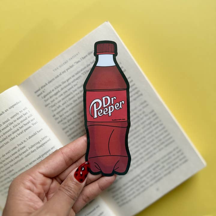 Dr. Peeper Bookmark - Soda Inspired Die Cut Bookmark for wholesale by Siyo Boutique