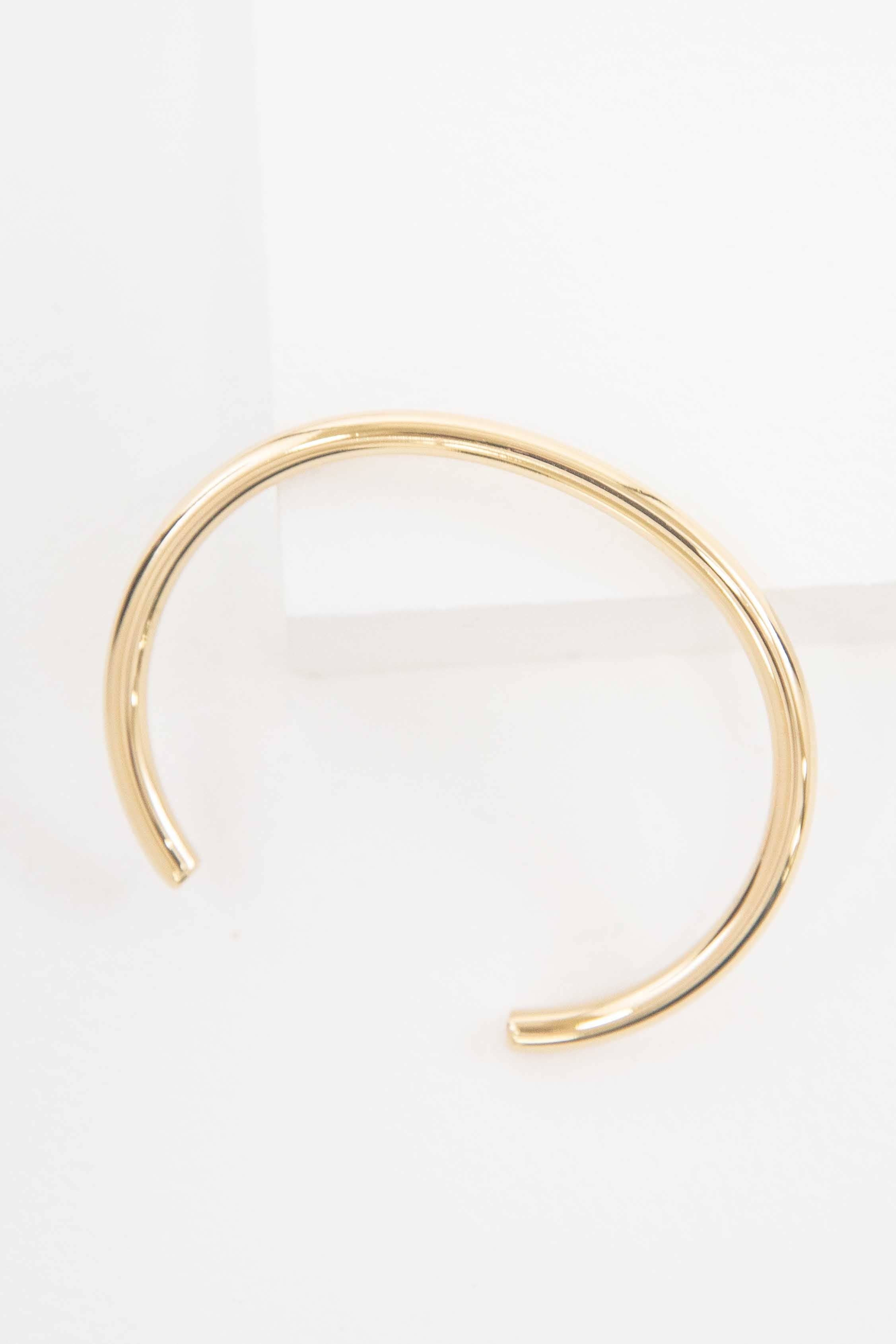 Lovoda - Vente Bracelet manchette - Bracelet manchette barre solide | Or2
