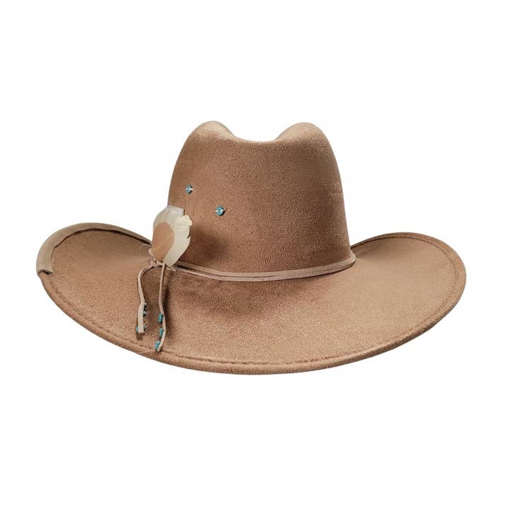 Camel Joey Cowboy Crown Hat for wholesale on Faire5