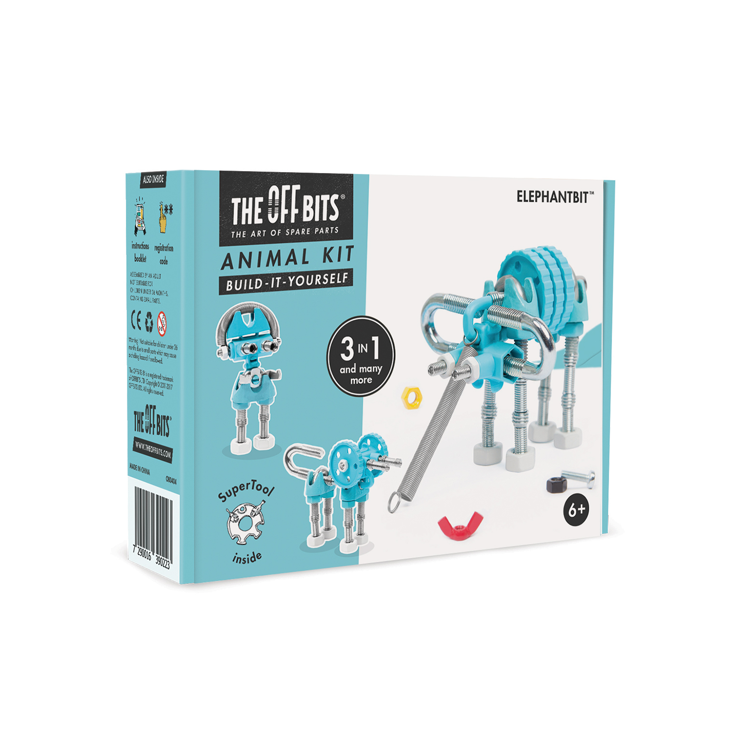 The OffBits – Engroshandel Build-a-toy - Børn – ElephantBit - Animal Kit: Byg din egen elefant, legetøjssæt5