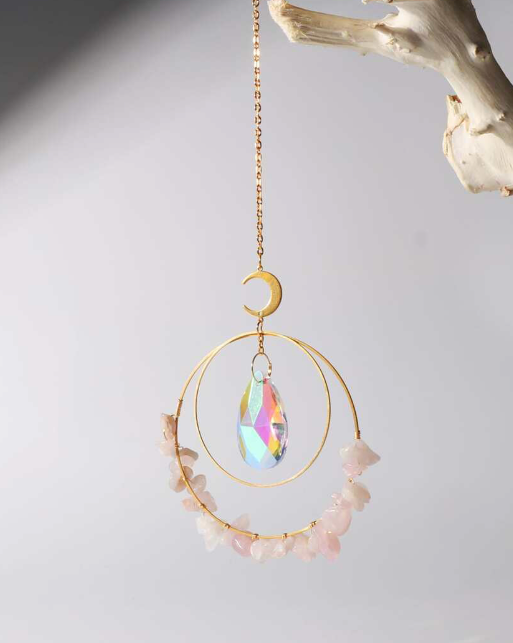 Liv Rocks - Wholesale Suncatcher - Whimsical Crystal Rainbow Maker | Gold Suncatcher6