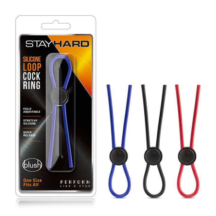 Blush - Wholesale Sex Toy - Stay Hard - Silicone Loop Cock Ring