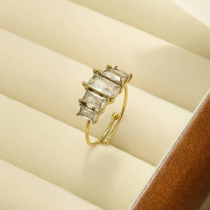 Stainless steel zirconium oxide ring - BG310167OR for wholesale by Kapyco