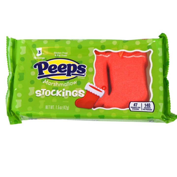 I Got Your Candy - Wholesale Marshmallow - Peeps Stockings 3pc 1.5oz - 24ct