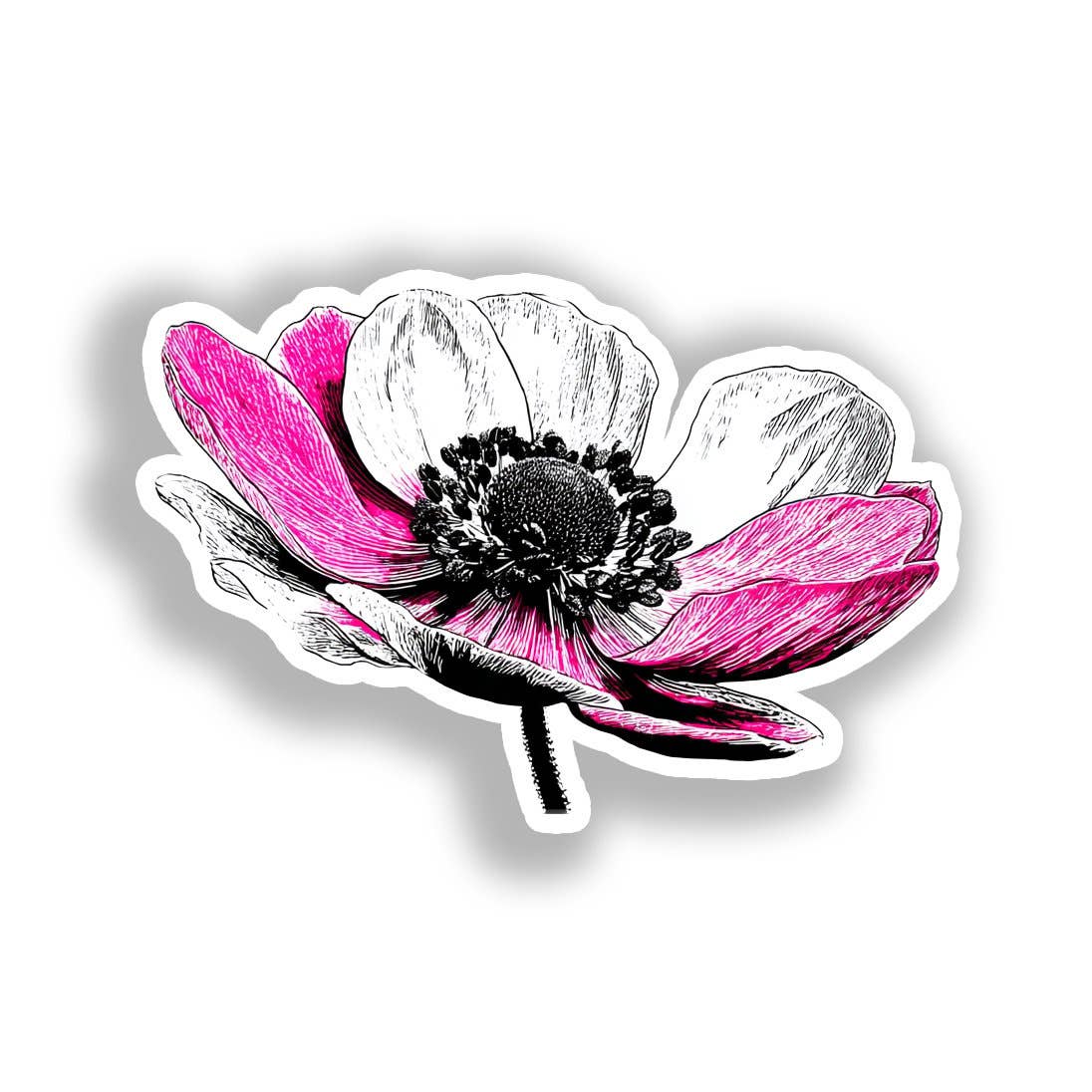 Yoonek Graphics - Wholesale Sticker - Anemone Flower Decal Sticker # A0187530