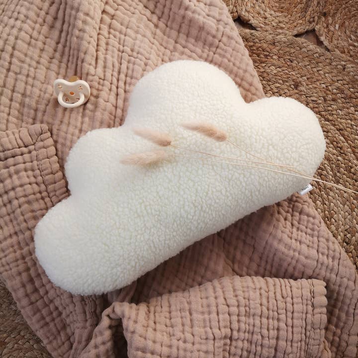 Cloud cushion for children's room, color Ivory for wholesale by The Butter Flying