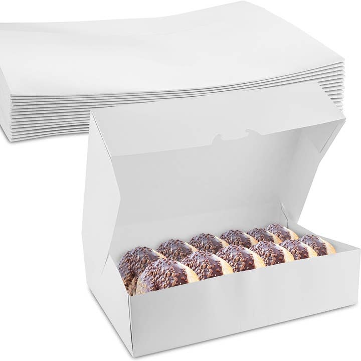 MT Products White Donut Box/Bakery Box - Made in the USA for wholesale by MT Products