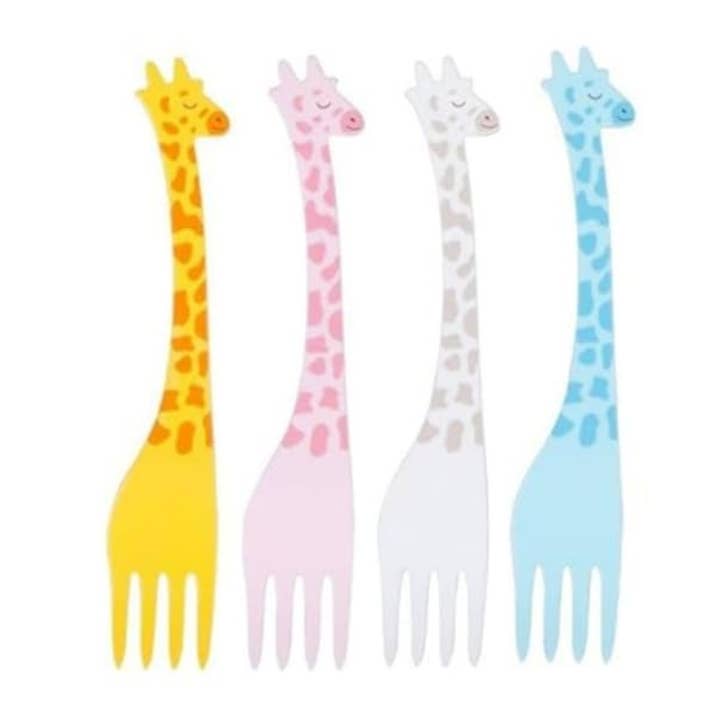 Food Forks - Giraffe (12 Pieces) for wholesale by Mum Made Yum