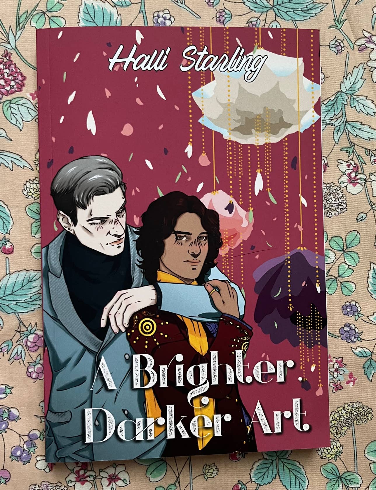 Halli Starling Books - Wholesale Romance Novel - SIGNED paperback copy of A Brighter, Darker Art3