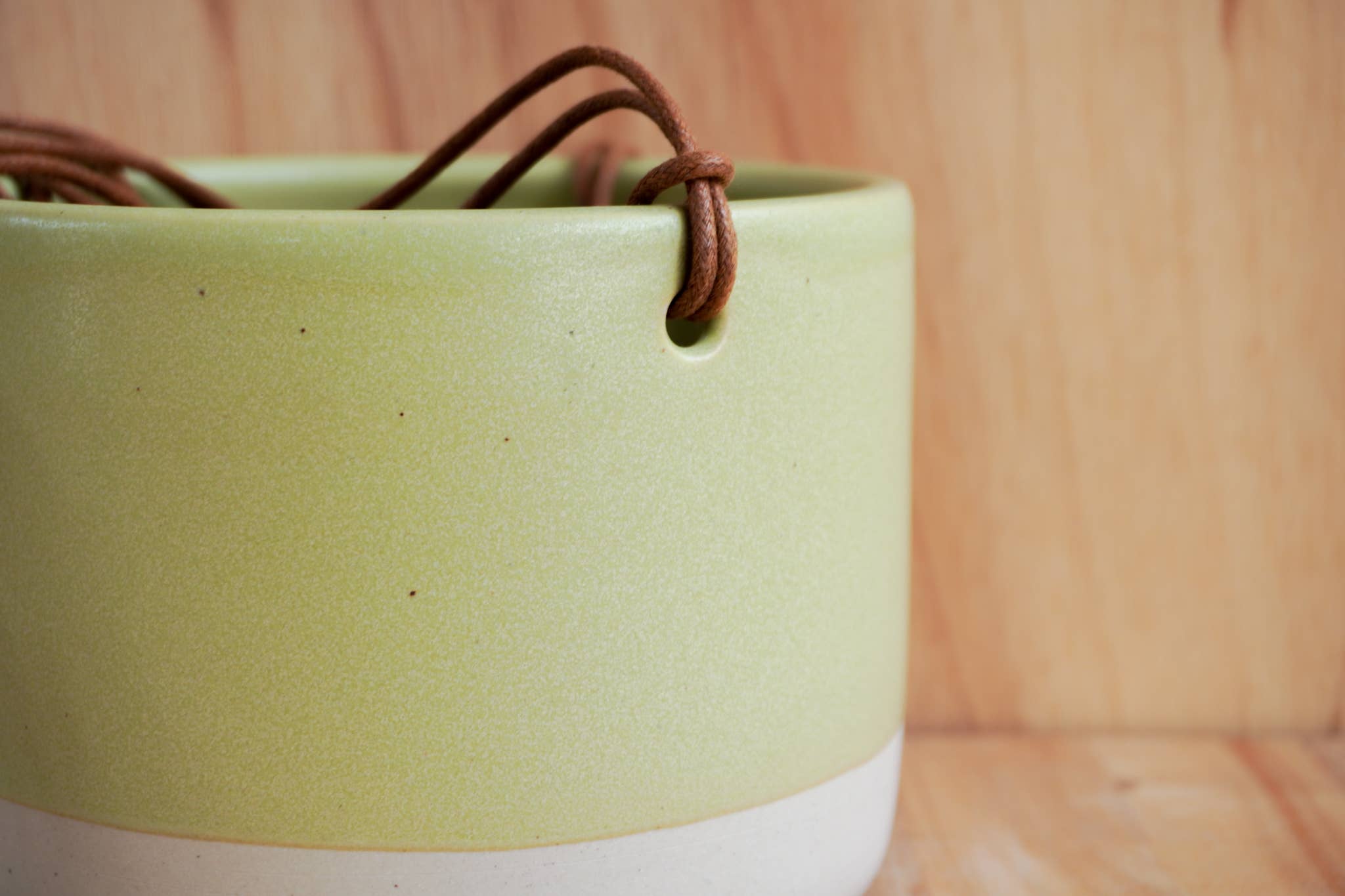 Shelby Page Ceramics - Wholesale Hanging Planter - Hanging Planter - Core Glazes14