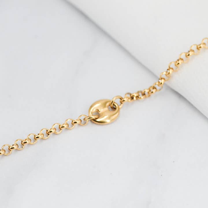 Angiie - Wholesale Link & Chain Bracelet - Small coffee seed bracelet2