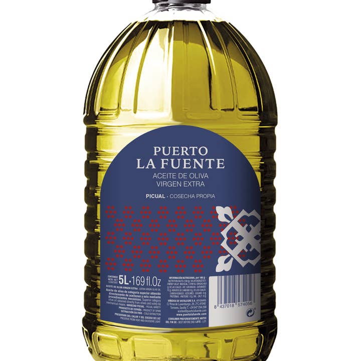Aceites Puerto la Fuente - Wholesale Olive Oil - Family Extra Virgin Olive Oil 5L Picual