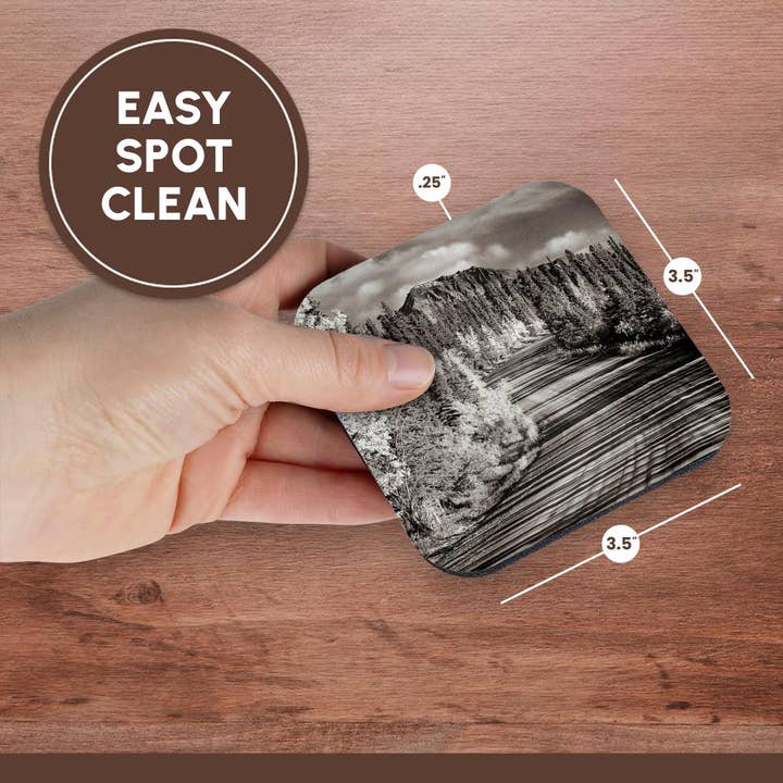 3dRose - Wholesale Coasters - 3dRose, Alaska, Denali National Park. Road winding through Denali., Coaster13