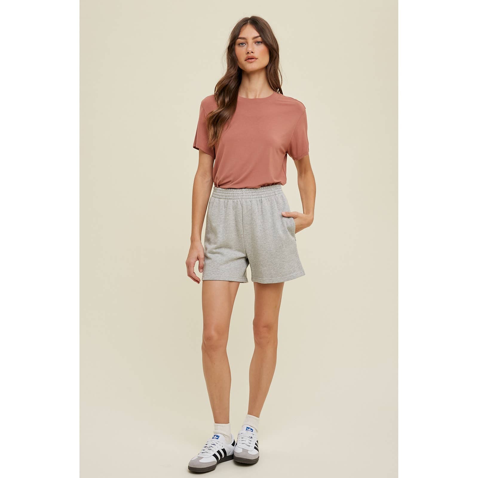 Wishlist Apparel – wholesale Shorts – Dam – BOYFRIEND BOMULLSSHORTS MED BLIXTLÅSFICKOR/WL23-819411