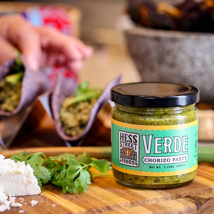 Hess Street Foods - Wholesale Rub - VERDE CHORIZO SEASONING PASTE 7.75OZ4