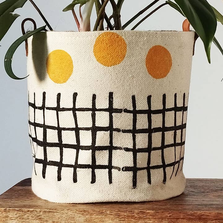 The Ink Job - Wholesale Plant Pot - Minimal Fabric Planter0