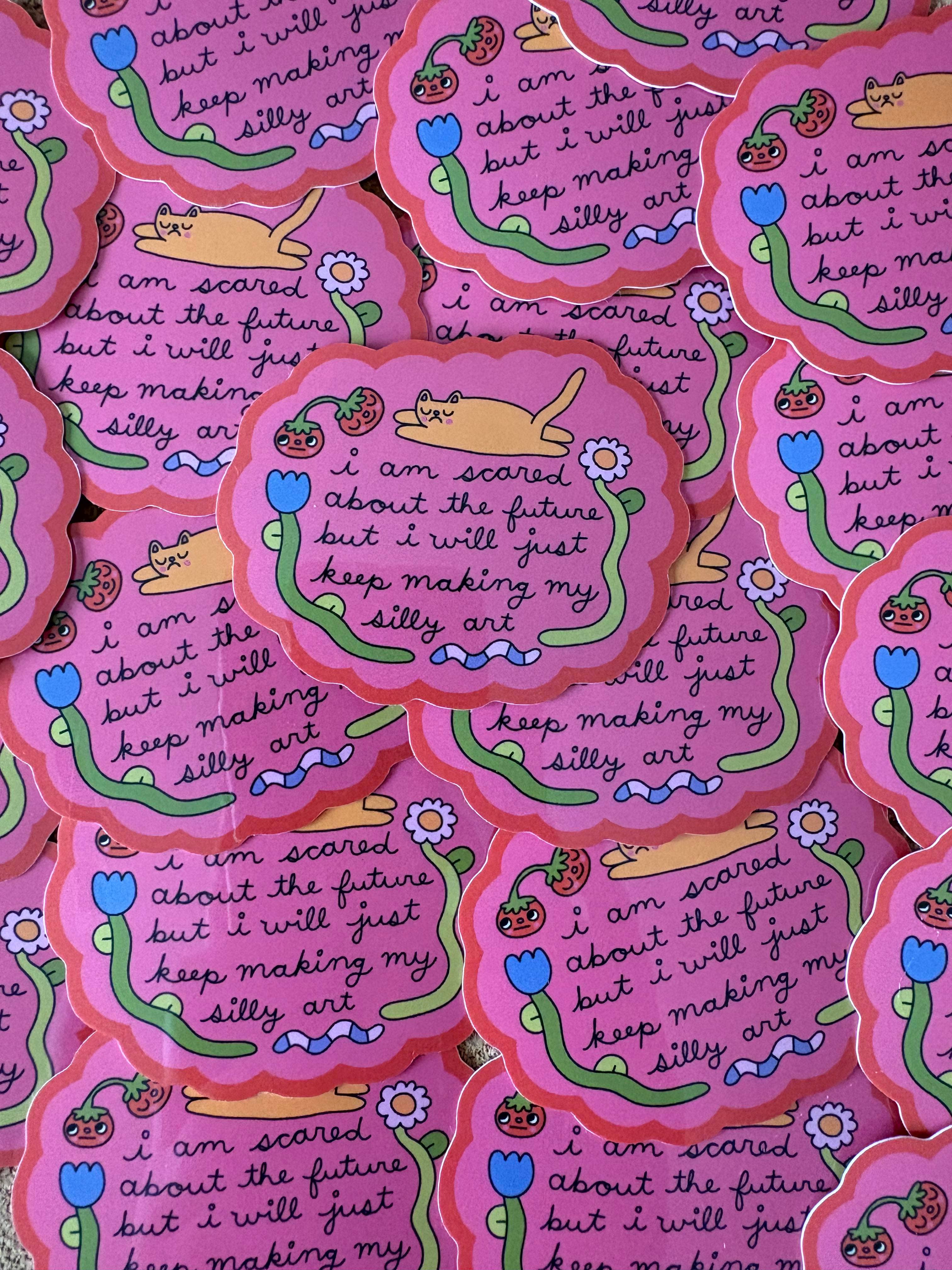 Caroline Friend Art - Vente Autocollant - Autocollant d'art farfelu1