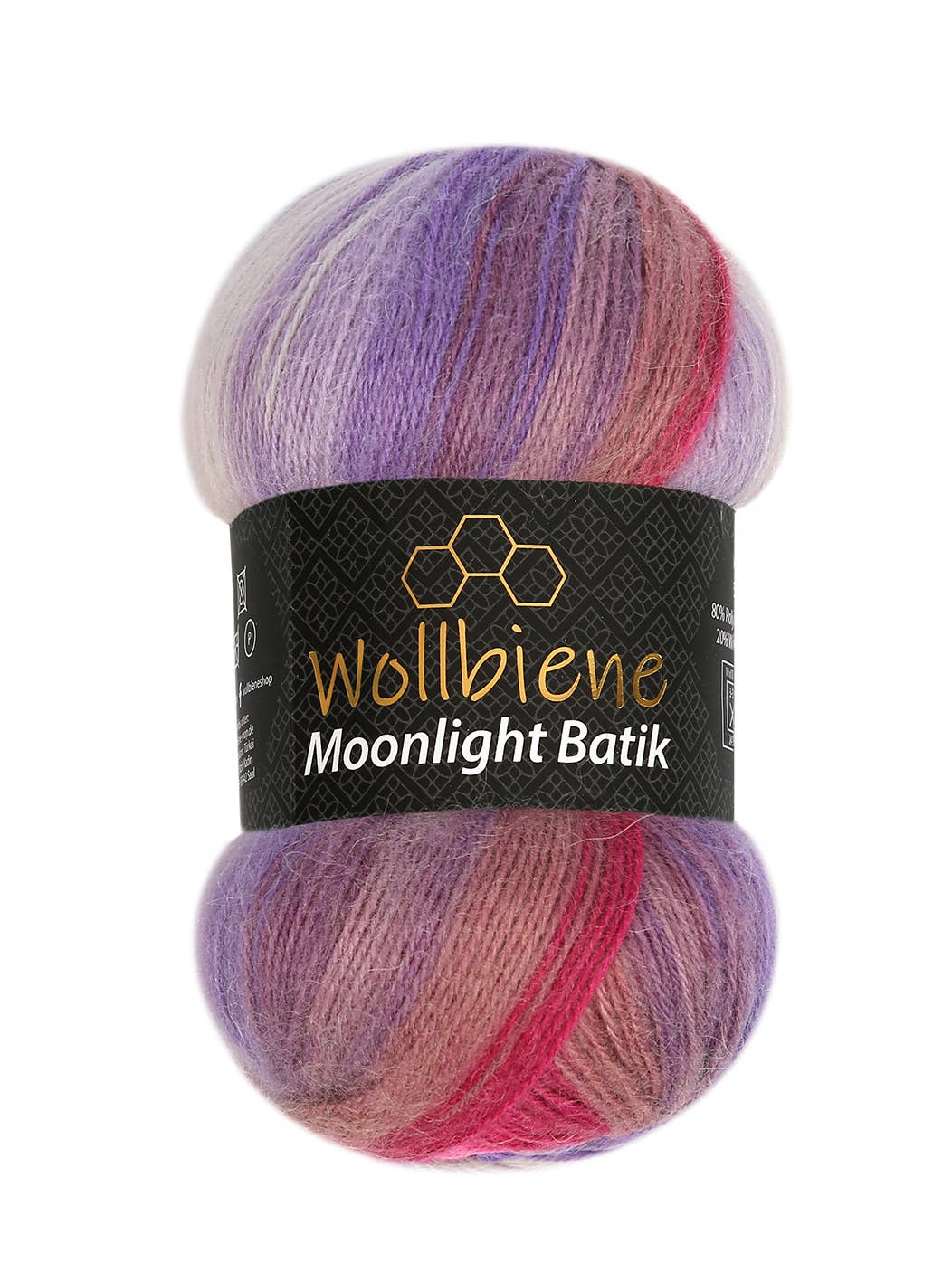 Wollbiene - Wholesale Yarn - Wool Bee Moonlight Batik Crochet Knitting Wool DIY15