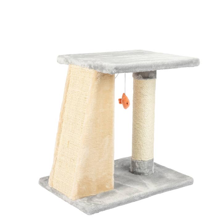 Armarkat 2 Level Platform Scratcher Real Wood Cat Post for wholesale by Armarkat