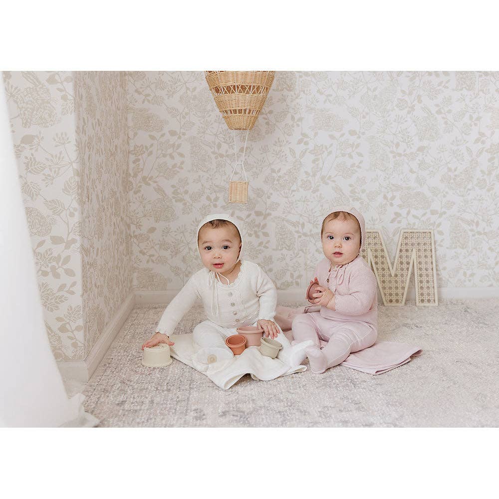 Mon Tresor Bebe - Wholesale Clothing Set - Baby - Mock-Cardigan Layette Set3