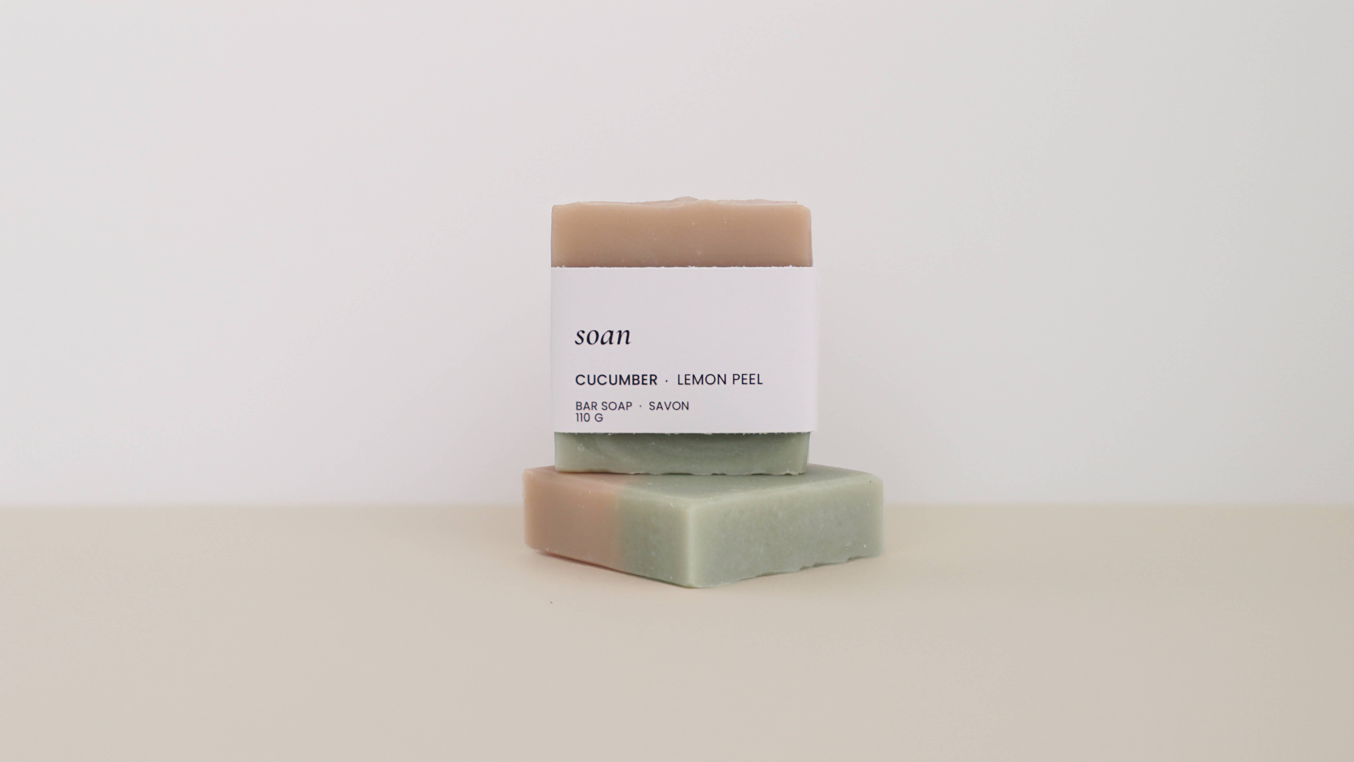 soan - Wholesale Bar Soap - Soap Bar – Organic Cucumber & Lemon Peel Palm-Free Soap2