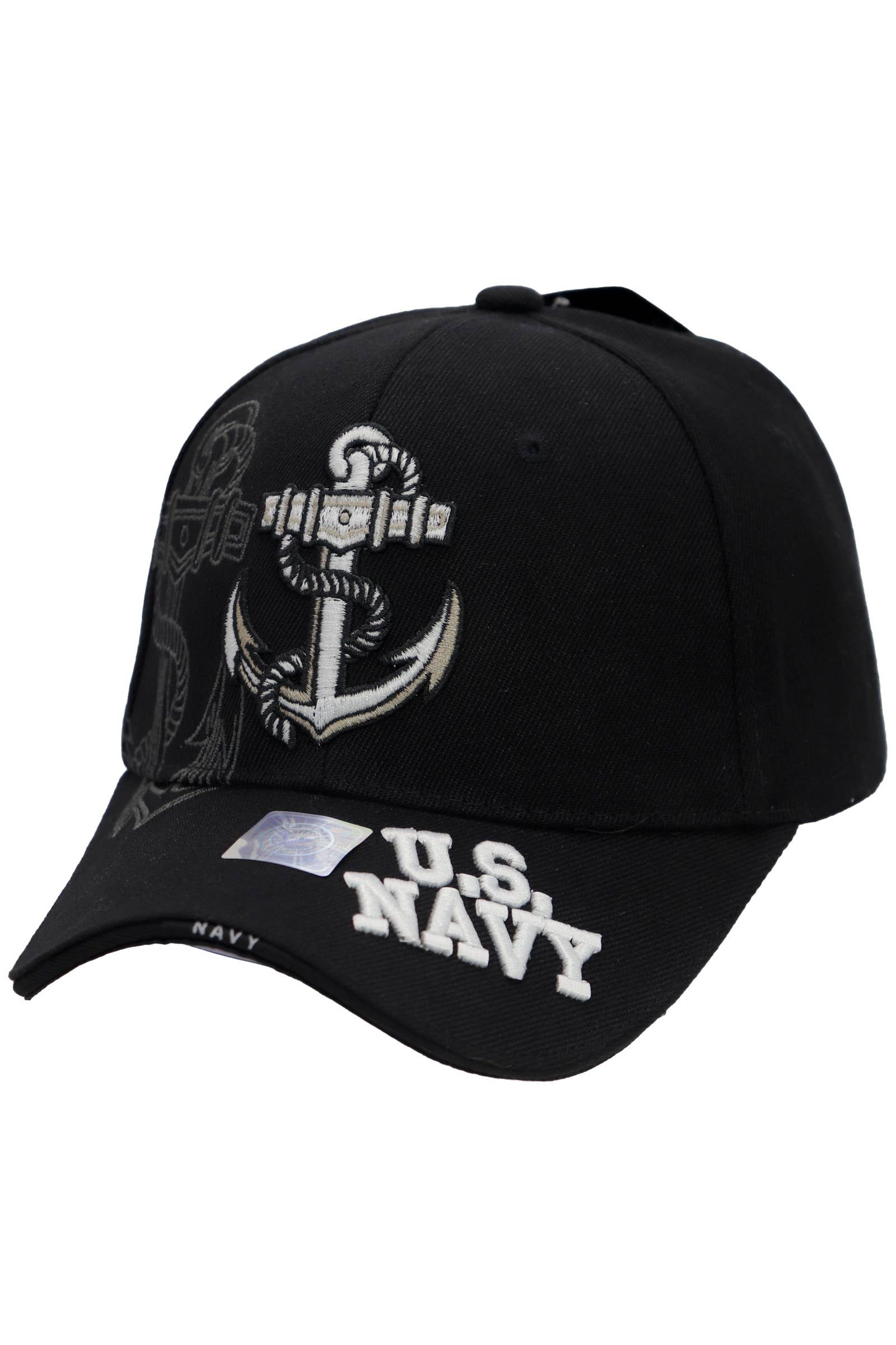 Cap Zone - Vendita all'ingrosso Cappellino da baseball - Unisex - Cappellino da baseball ufficiale con licenza dell'ancora della Marina degli Stati Uniti4