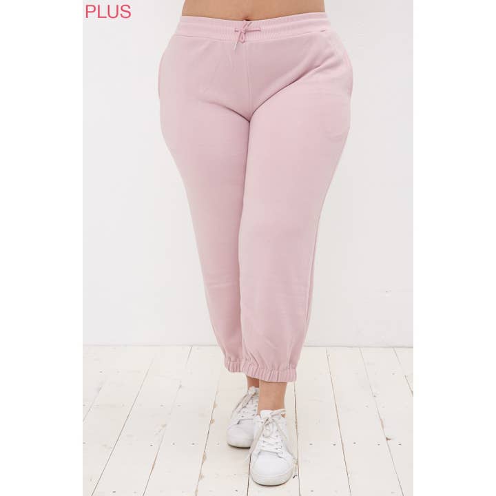 Sweet Generis - Wholesale Lounge Sweatpants/jogging bottoms – Women's - PLUS CROPPED FRENCH TERRY JOGGER SWEATPANTS13