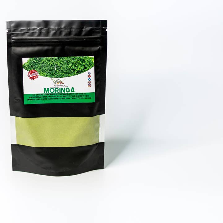 Cibobenessere – wholesale Protein-/superfoodpulver – ORGANISKT MORINGA PULVER