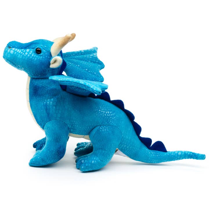 Uni Toys - Wholesale Stuffed/Plush Toy - Kids & Baby - Blue dragon - 26 cm (length) - cuddly/plush toy2
