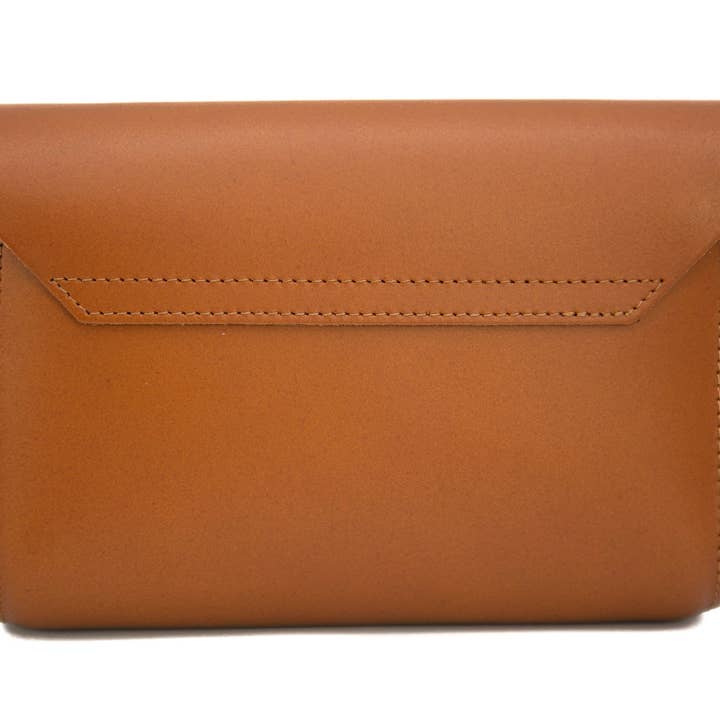 Tan Leather Satchel - Leilani for wholesale on Faire3