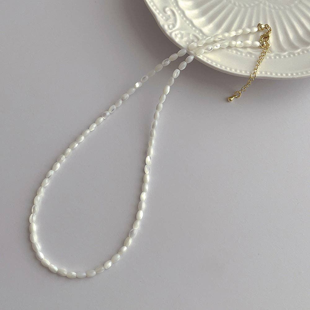 Dipped Shop – wholesale Pärlband/Pärlhalsband – Trendig enfärgad pärlhalsband DP25D7660